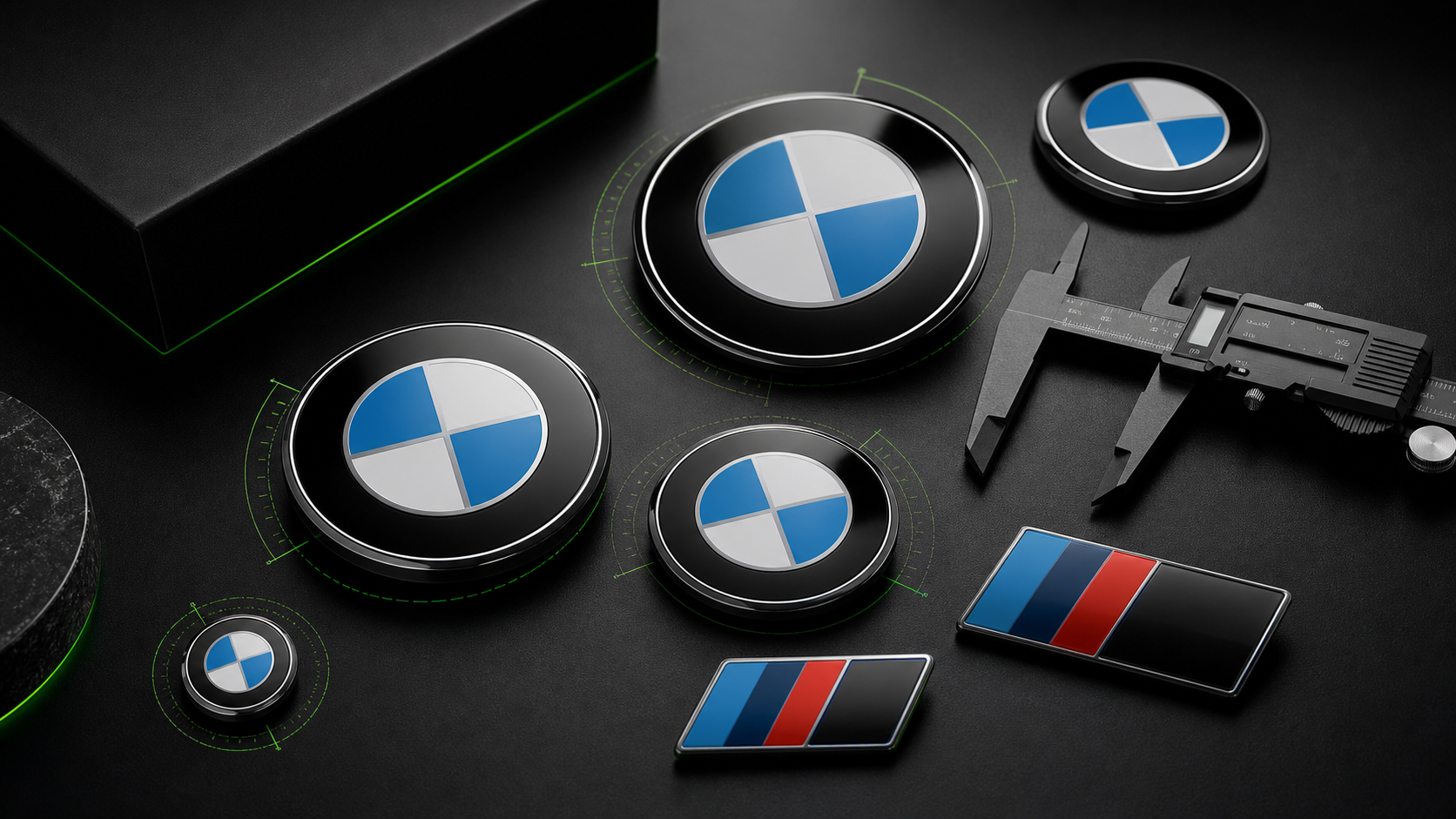 Capa editorial REPARTU sobre escolha de emblemas BMW