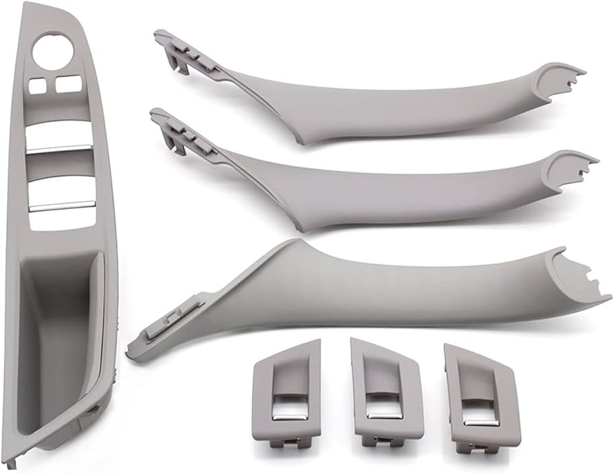 Kit Puxadores de Porta BMW F10/F11/F18 - Cinza (C/ Esp. Rebatível)