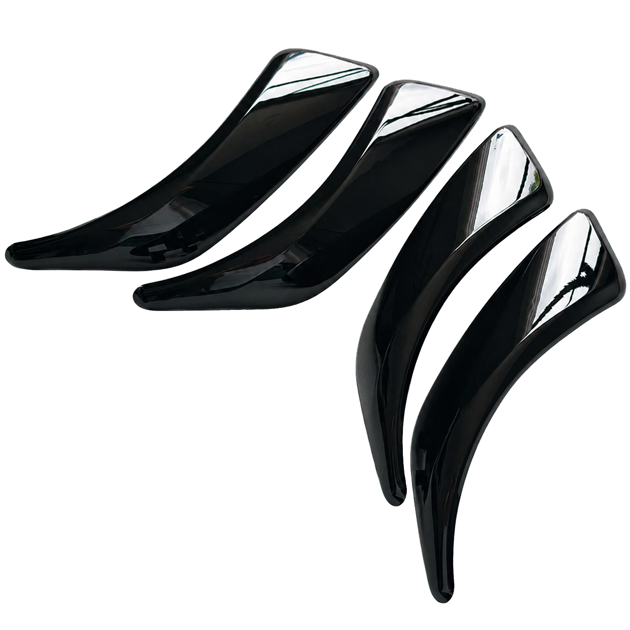 Kit de 4 Capas para Puxadores de Porta BMW F20/F21/F22/F23 PRE-LCI - Preto