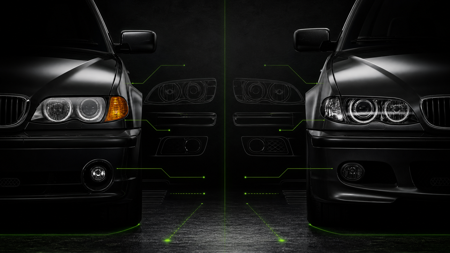 Capa editorial REPARTU sobre BMW E46 PRE-LCI e LCI