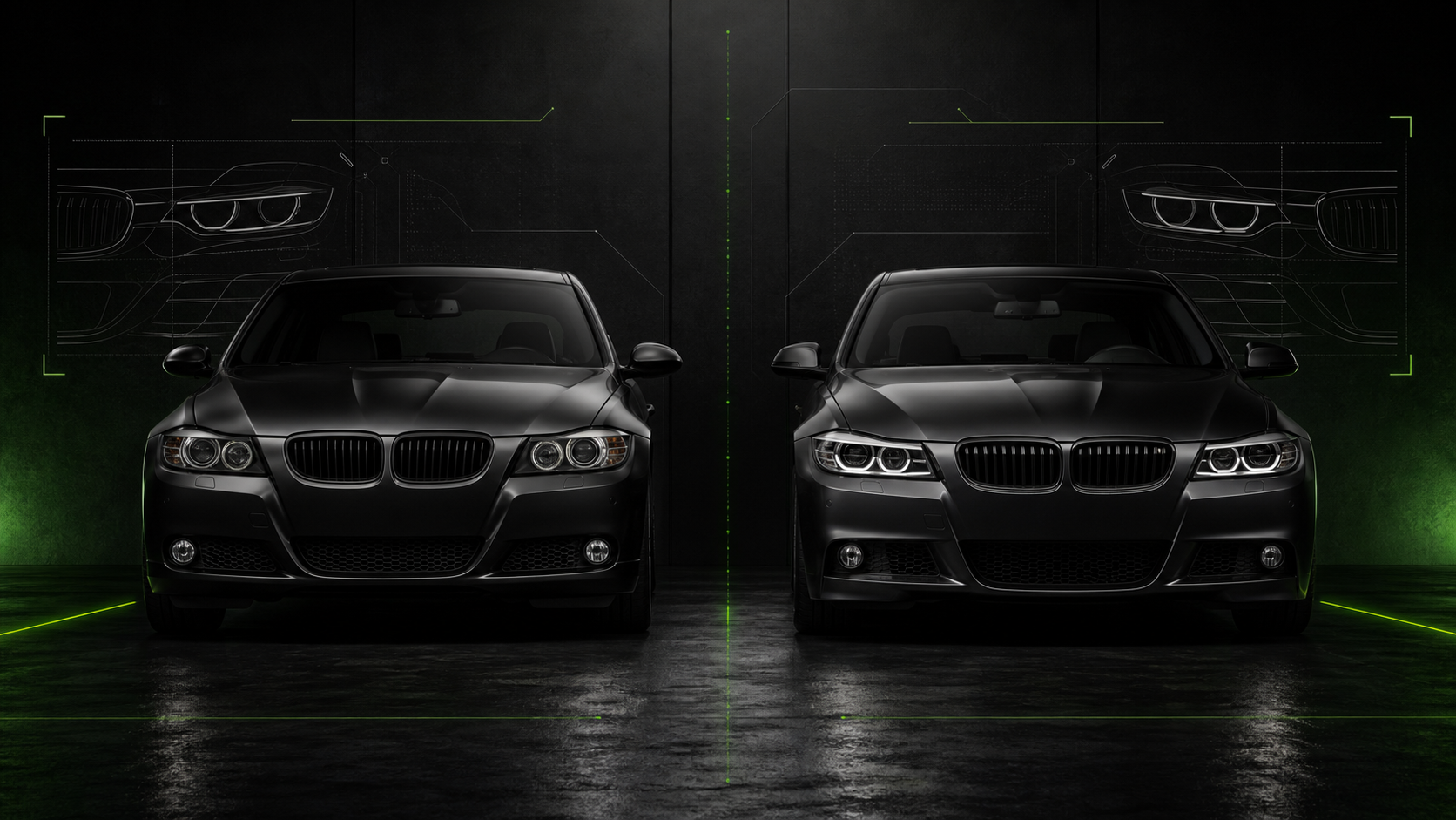 Capa editorial REPARTU sobre diferenças BMW E90 PRE-LCI e LCI