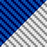 Azul e Branco (Carbono)