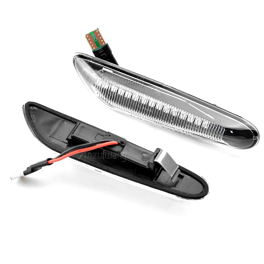 Piscas Laterais LED (2x) BMW E46/E6X/E8X/E9X Cristal