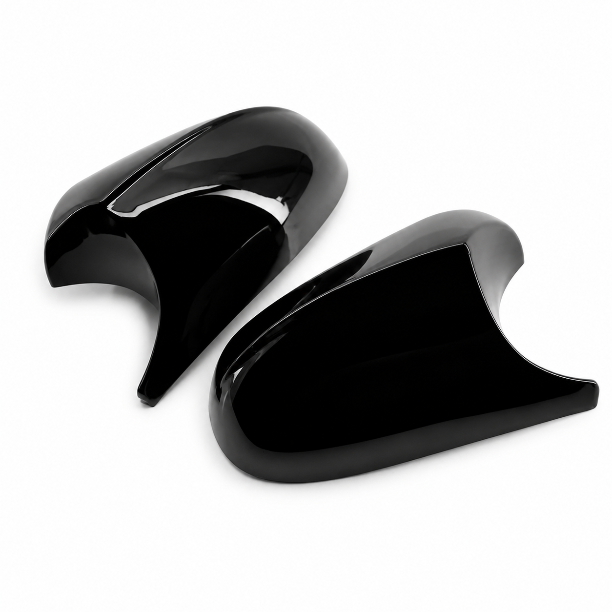 Capas de espelho BMW E8X E9X pré-LCI em preto brilhante