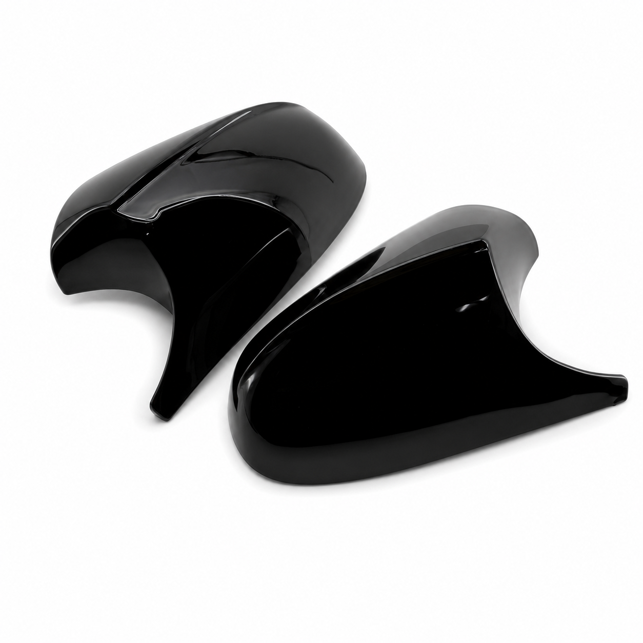 Capas de espelho BMW E8X E9X LCI em preto brilhante