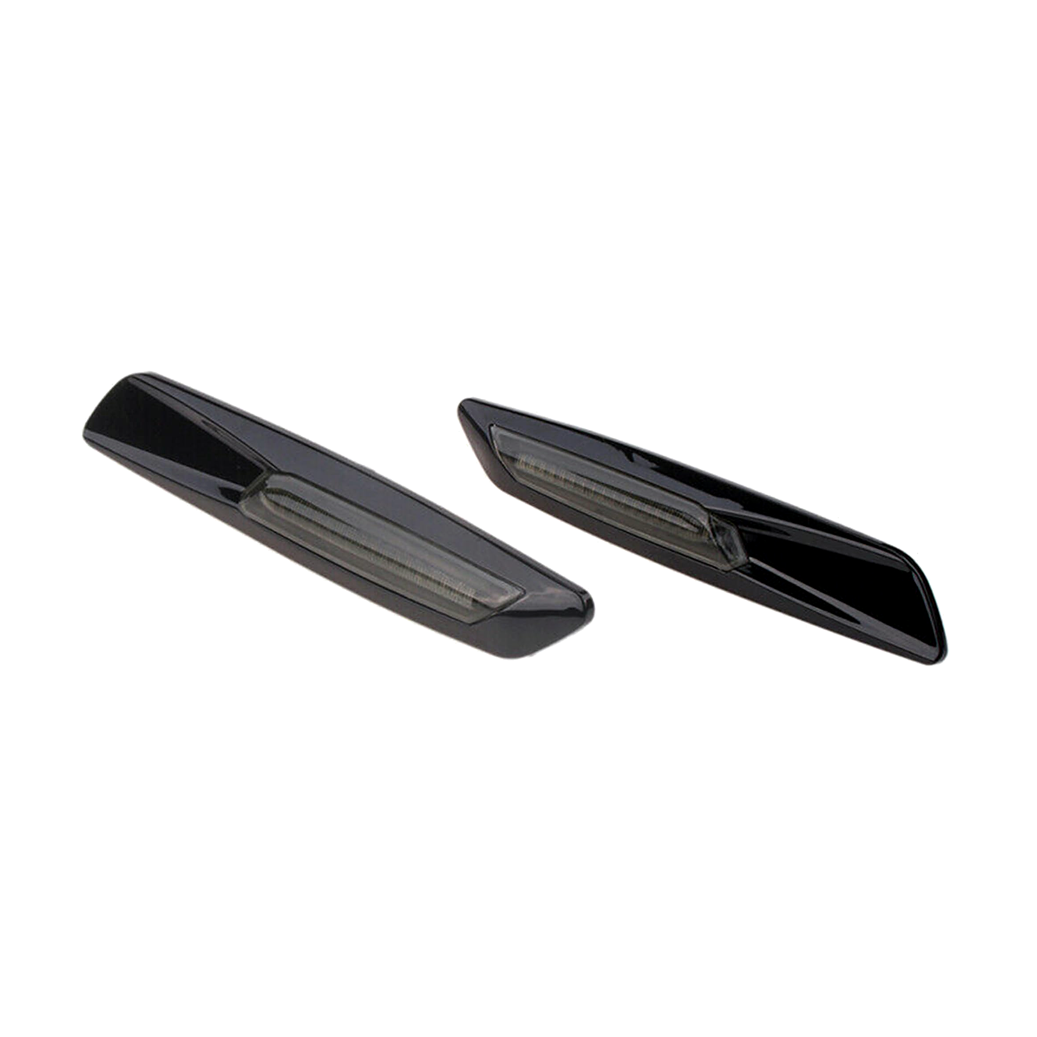 Piscas laterais LED BMW F10 F11 2011 2013 preto fumado
