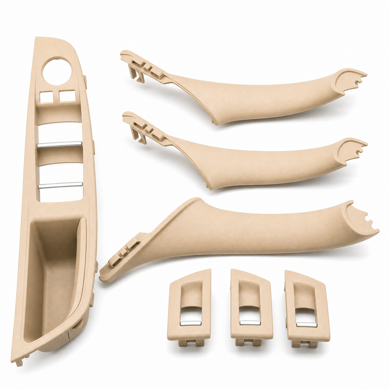 Puxadores de porta BMW F10 F11 F18 em creme