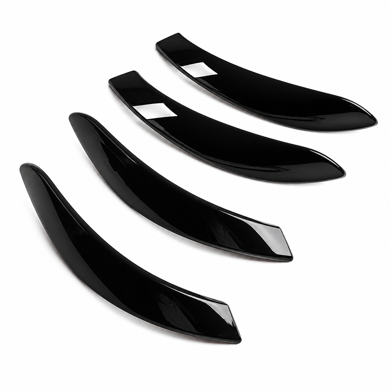 Capas de puxadores BMW F30 F31 em preto piano