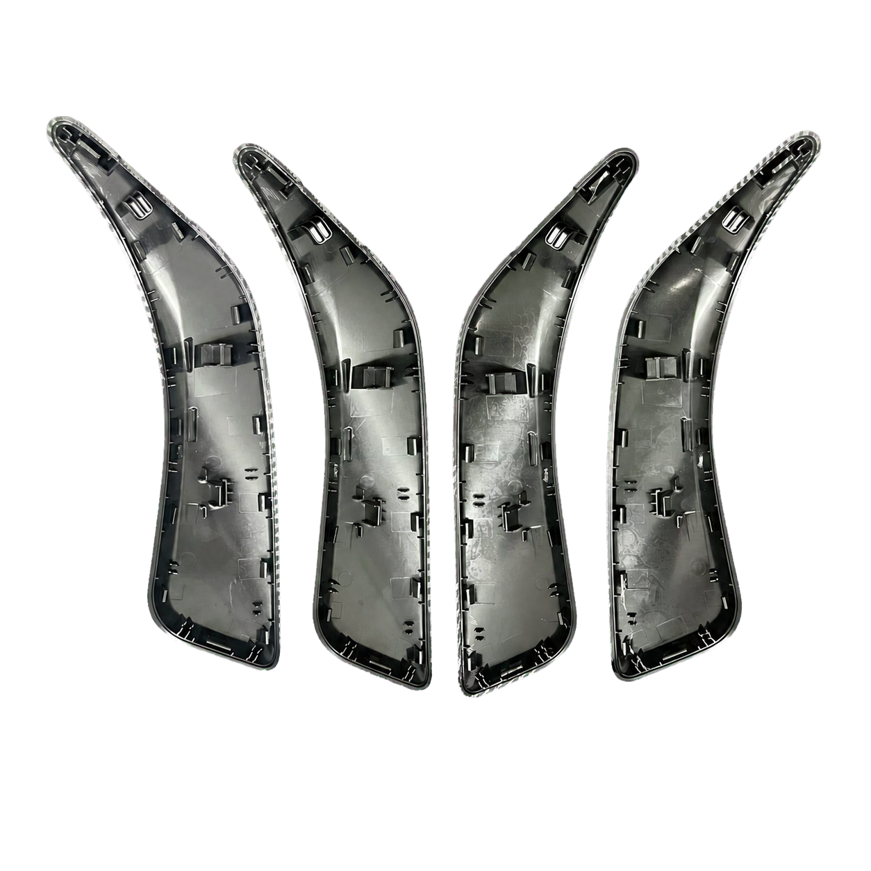 Kit de 4 Capas para Puxadores de Porta BMW F20/F21/F22/F23 PRE-LCI - Preto