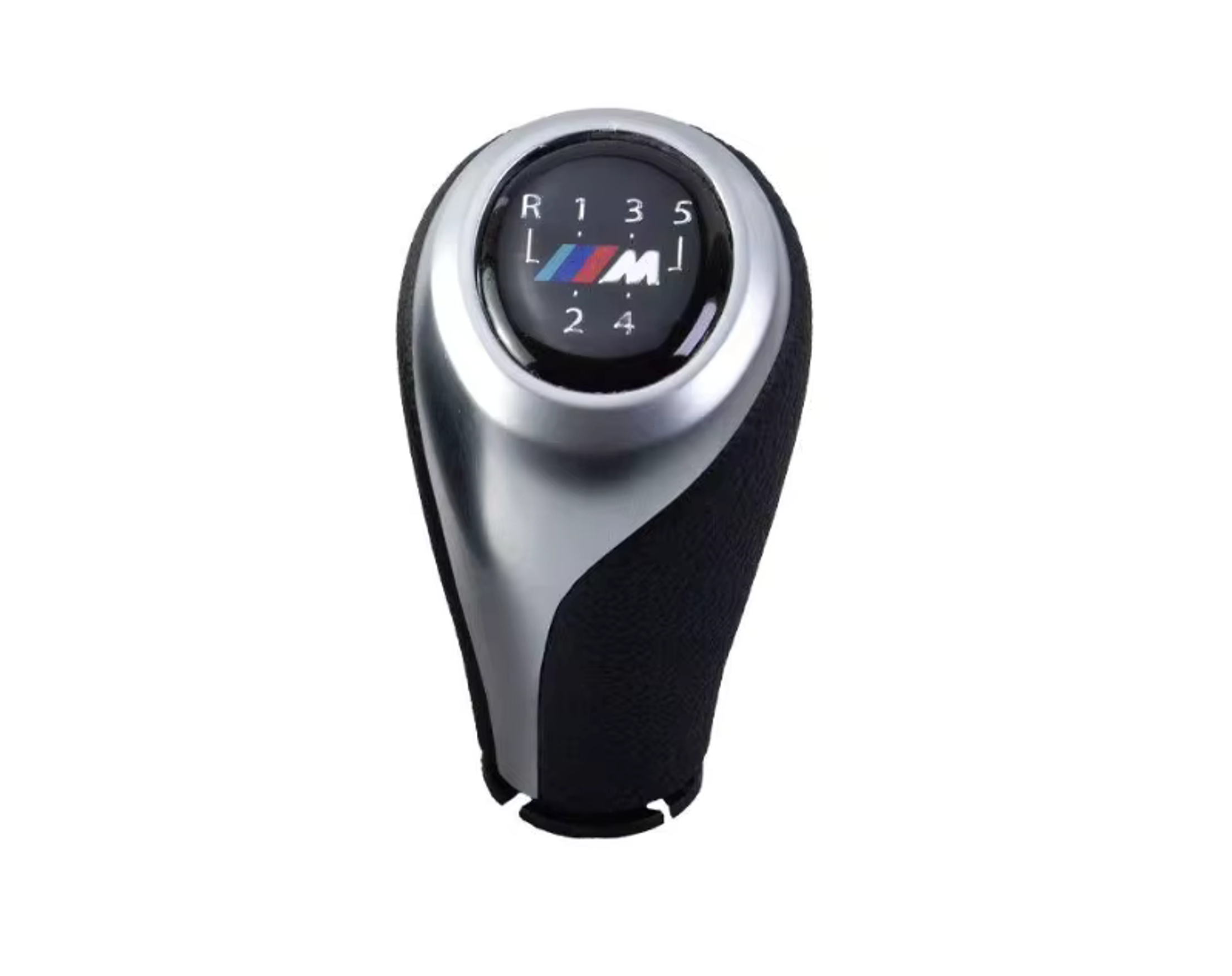 Manete de velocidades BMW F3X prata M de 5 velocidades