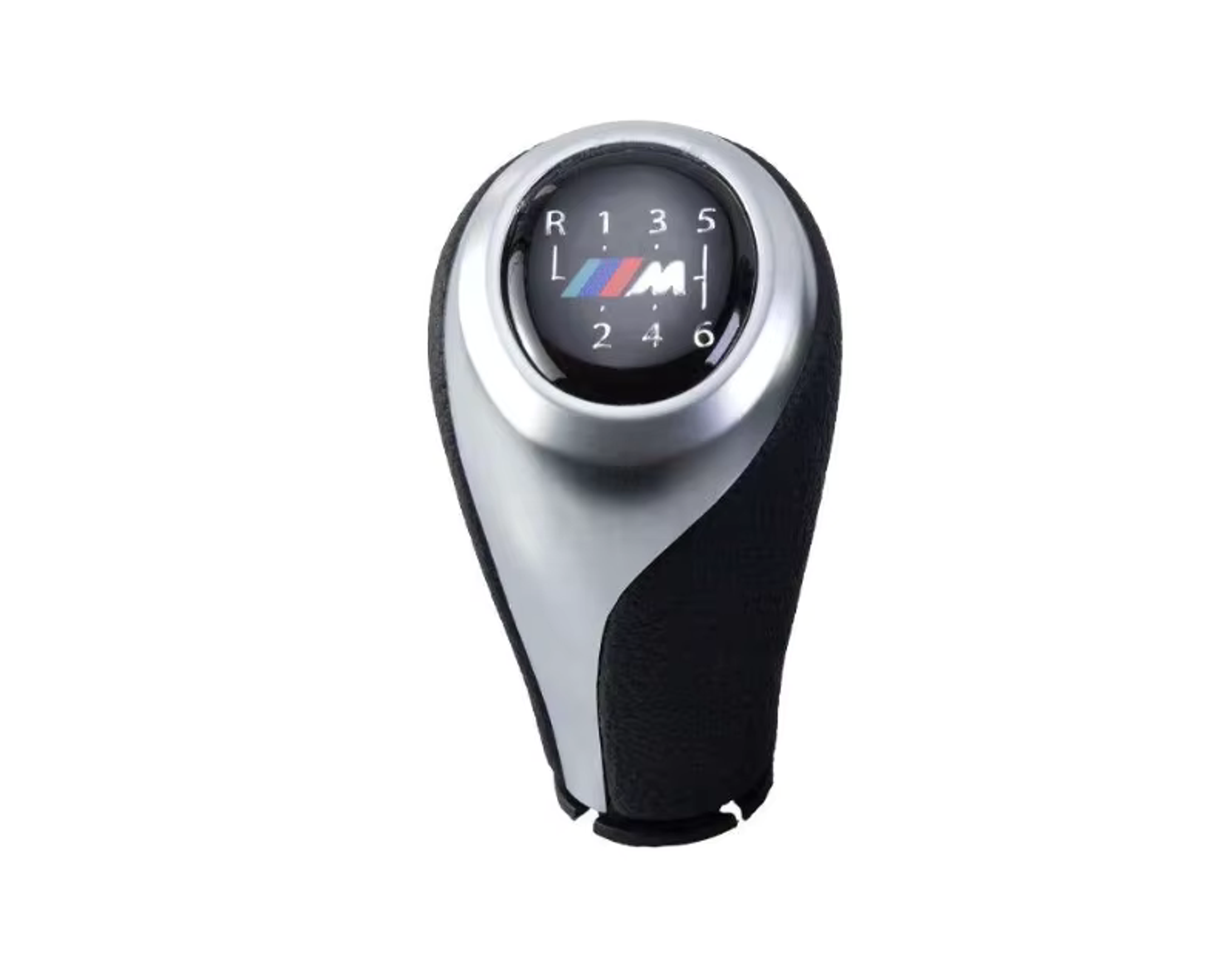 Manete de velocidades BMW F3X prata M de 6 velocidades
